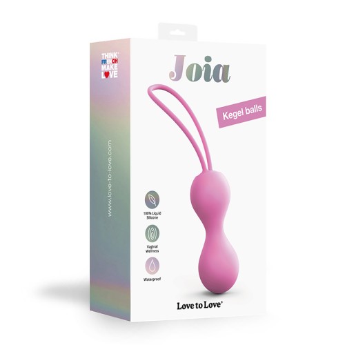 Love to Love Joia Bolas de Kegel de Silicona Rosa