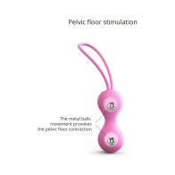 Love to Love Joia Pink Silicone Kegel Balls