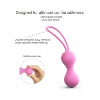 Love to Love Joia Pink Silicone Kegel Balls