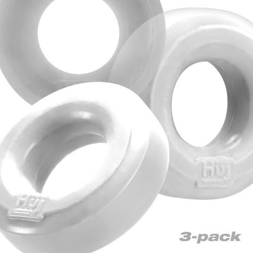 Hunkyjunk HUJ3 C-Ring 3-Pack White Ice