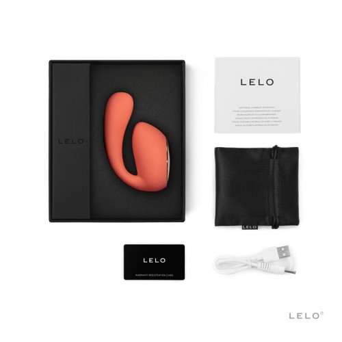 LELO IDA WAVE Estimulador Dual Recargable Rojo Coral