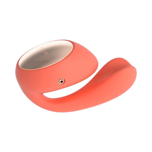 LELO IDA WAVE Rechargeable Dual Stimulator Coral Red