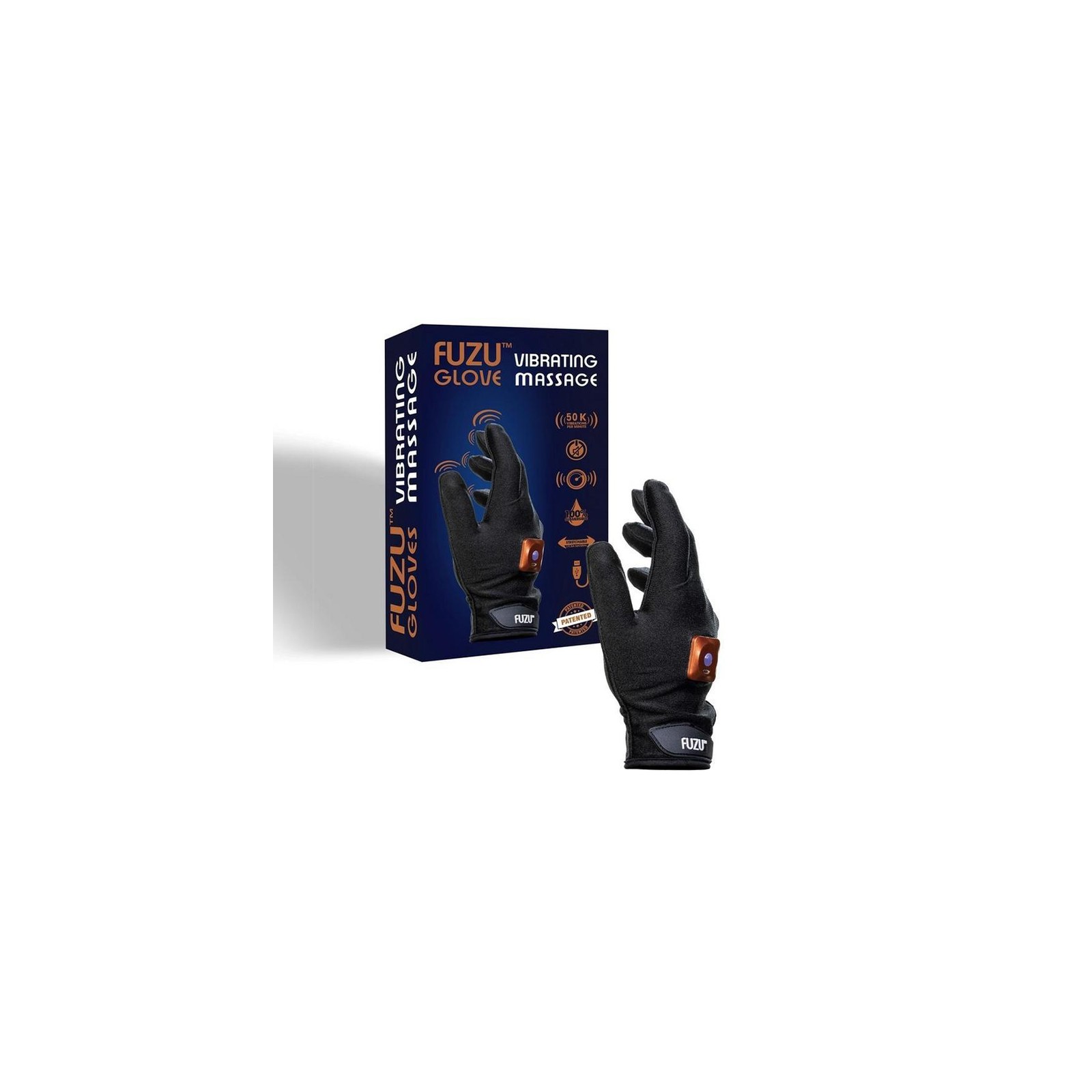 Fuzu Rechargeable Vibrating Massage Glove for Ultimate Relaxation