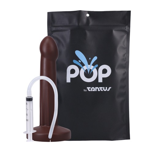 Dildo Squirting POP de Tantus Espresso