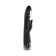 Evolved Heat Up & Chill Rechargeable Rabbit Vibrator - Sensation Play