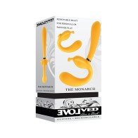 Evolved Monarch Vibrador Silicone Multifuncional Strapless Strap-On