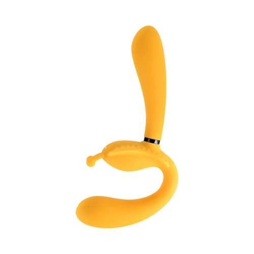 Evolved Monarch Vibrador Silicone Multifuncional Strapless Strap-On