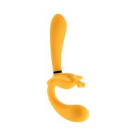 Evolved Monarch Vibrador Silicone Multifuncional Strapless Strap-On