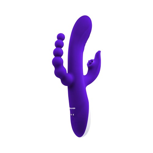 Vibrador Dual de Entrada con Triple Estimulación Evolved Lick Me