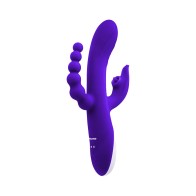 Evolved Lick Me Rechargeable Dual Entry Triple Stimulation Vibrator