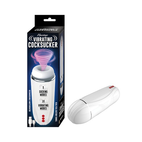 Nasstoys Vibrating Cocksucker White - Pleasure Device