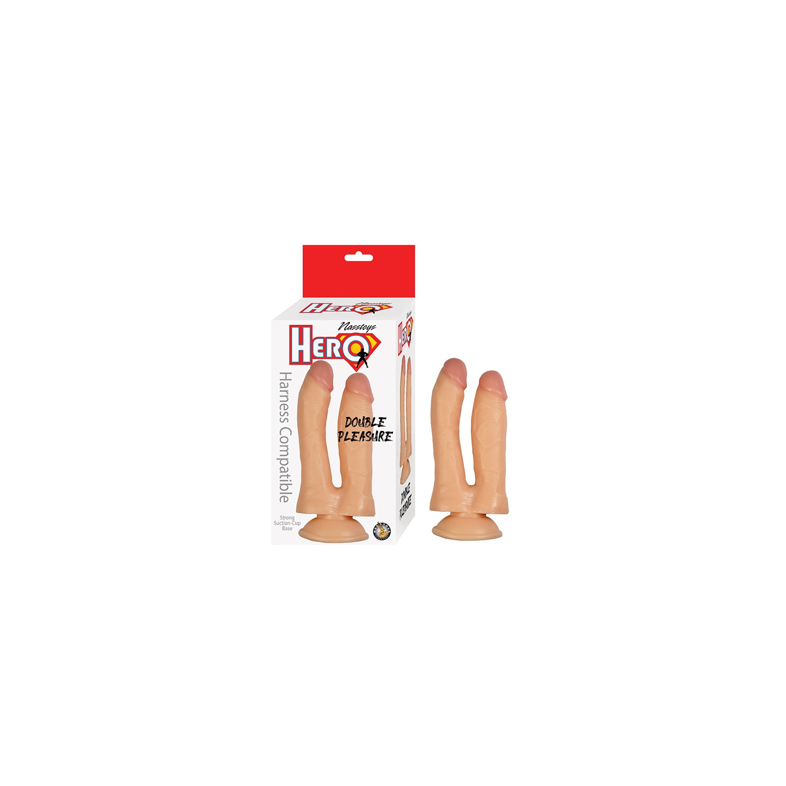 Dildo Doble Placer de Silicona Hero para Estimulación Intensa