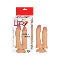 Dildo Doble Placer de Silicona Hero para Estimulación Intensa