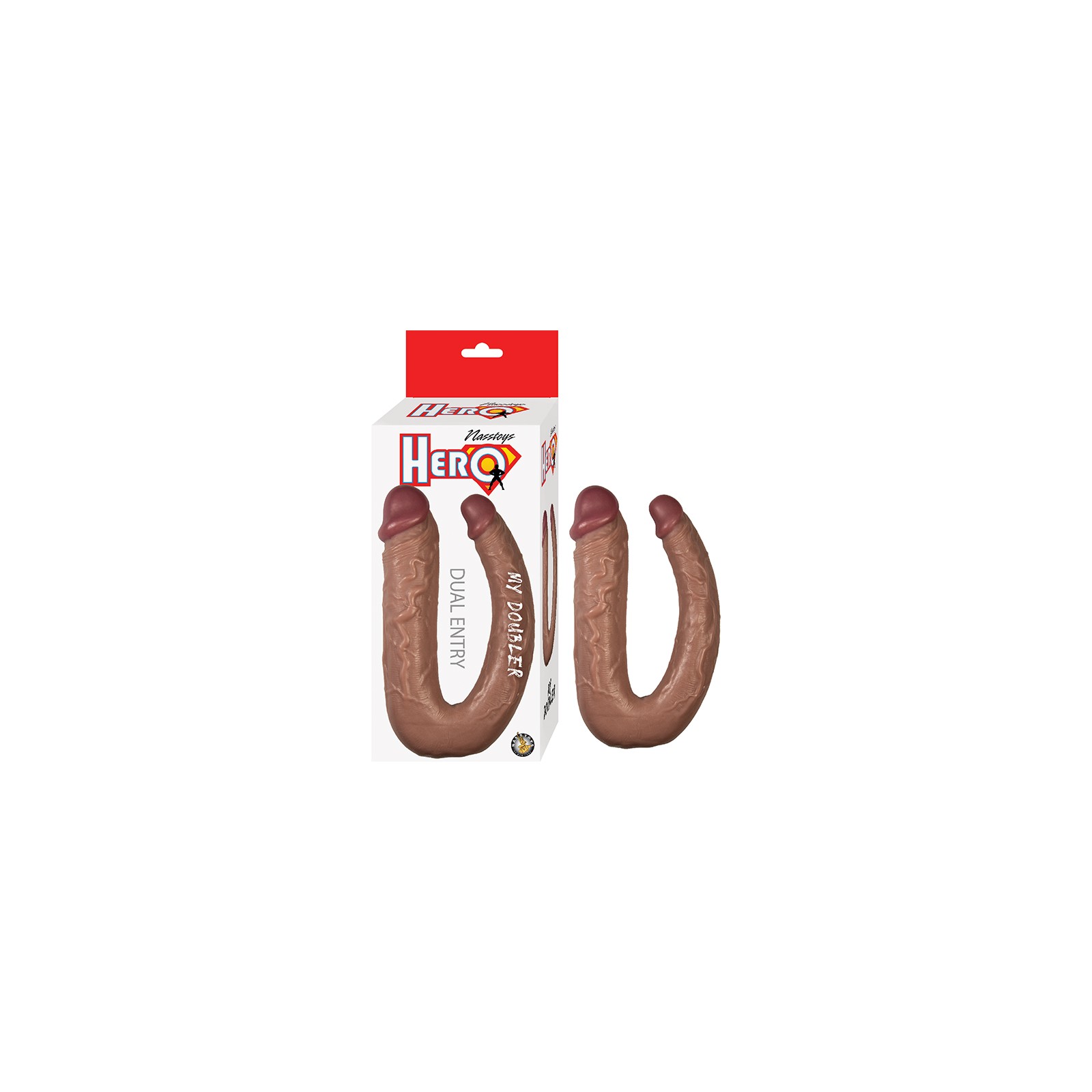 Brown My Doubler Double-Ended Dildo - Flexible Fun