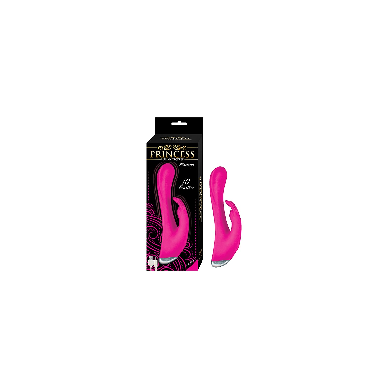 Princess Bunny Dual Stimulator 10 Functions