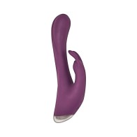 Estimulador Dual Princess Bunny Tickler Silicona Morado