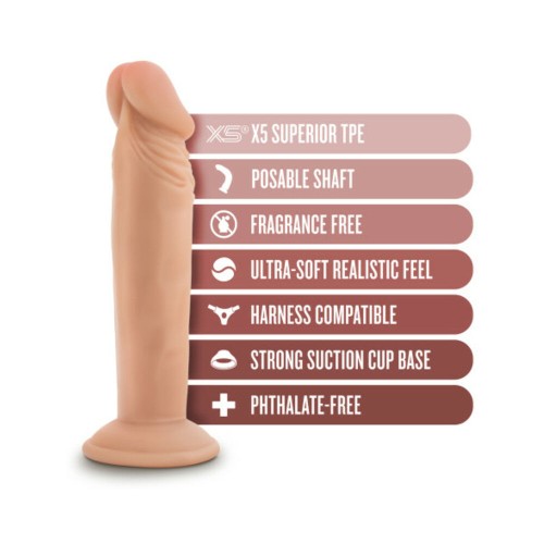 Dr. Skin Plus 6" Triple Density Dildo