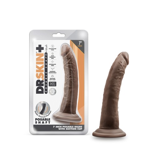 Dr. Skin Plus Realistic 7 in. Posable Dildo - Ultimate Pleasure Experience