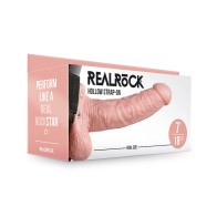 RealRock Hollow Strap-On with Balls Beige