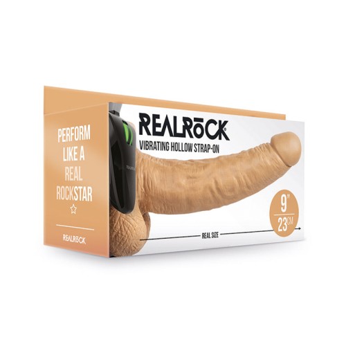 RealRock 9 in. Strap-On Hueco Vibrante