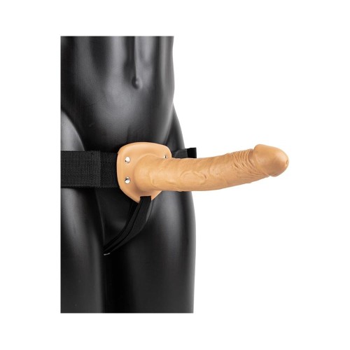 RealRock 10 in. Vibrating Hollow Strap-On