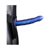 Ouch! Twisted Hollow Strap-On Metallic Blue