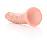 Dildo Slim RealRock de 7 pulgadas con Succión