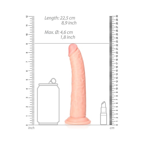 RealRock 8 in. Slim Dildo - Great for Beginners