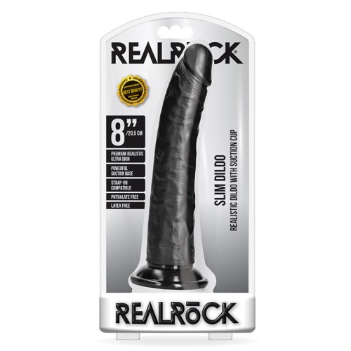 Dildo RealRock Realista 8 in Slim con Ventosa