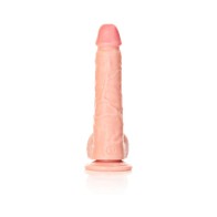 Dildo Realista Recto de 7 in. con Testículos y Ventosa Beige