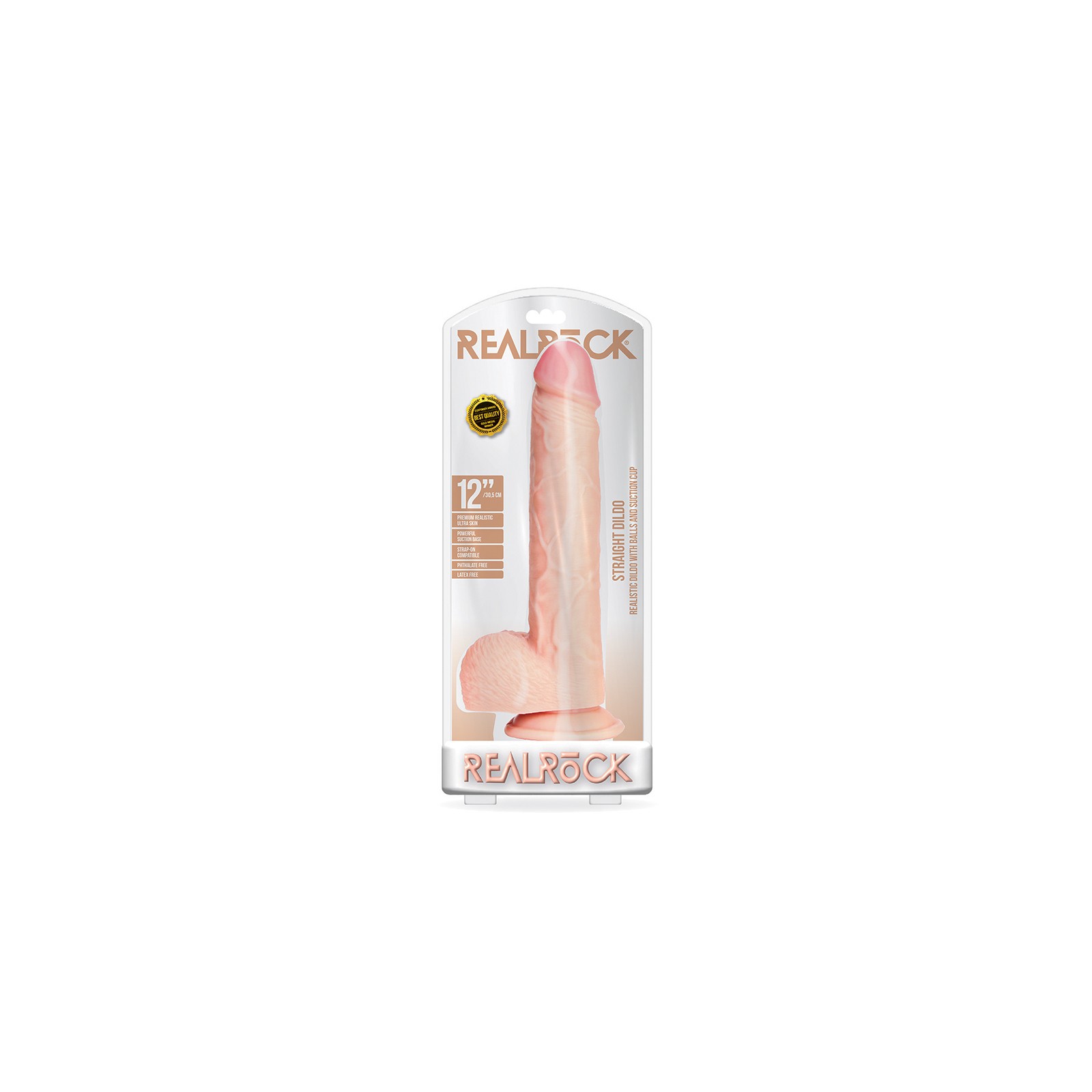 RealRock Realistic 12" Dildo for Ultimate Pleasure