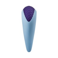 Vibrador de Silicona Volea Recargable con Punta Vibrante FemmeFunn Púrpura Oscuro