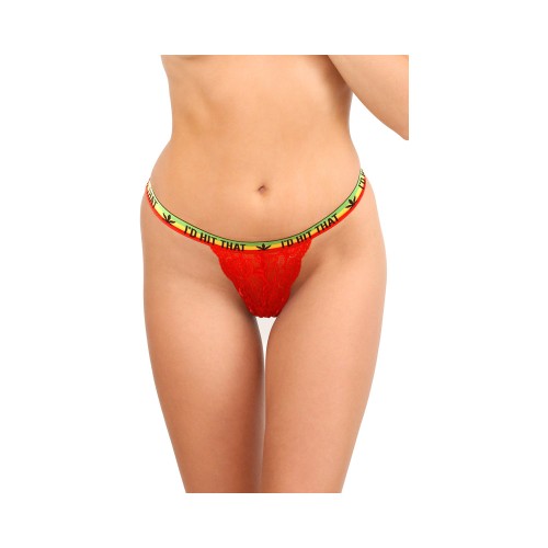 Fantasy Lingerie Vibes Trippy Thong Panty Set