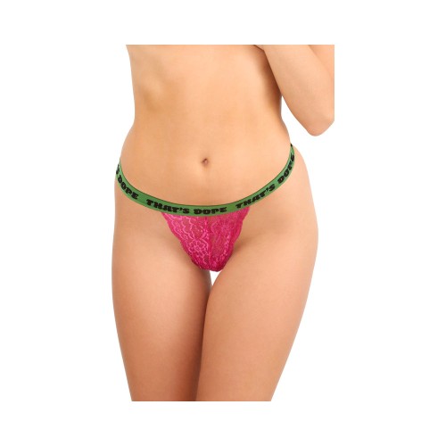 Fantasy Lingerie Vibes Trippy Thong Panty Set