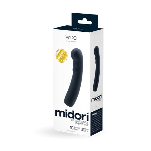 VeDO Midori Vibrador G-Spot Recargable Negro