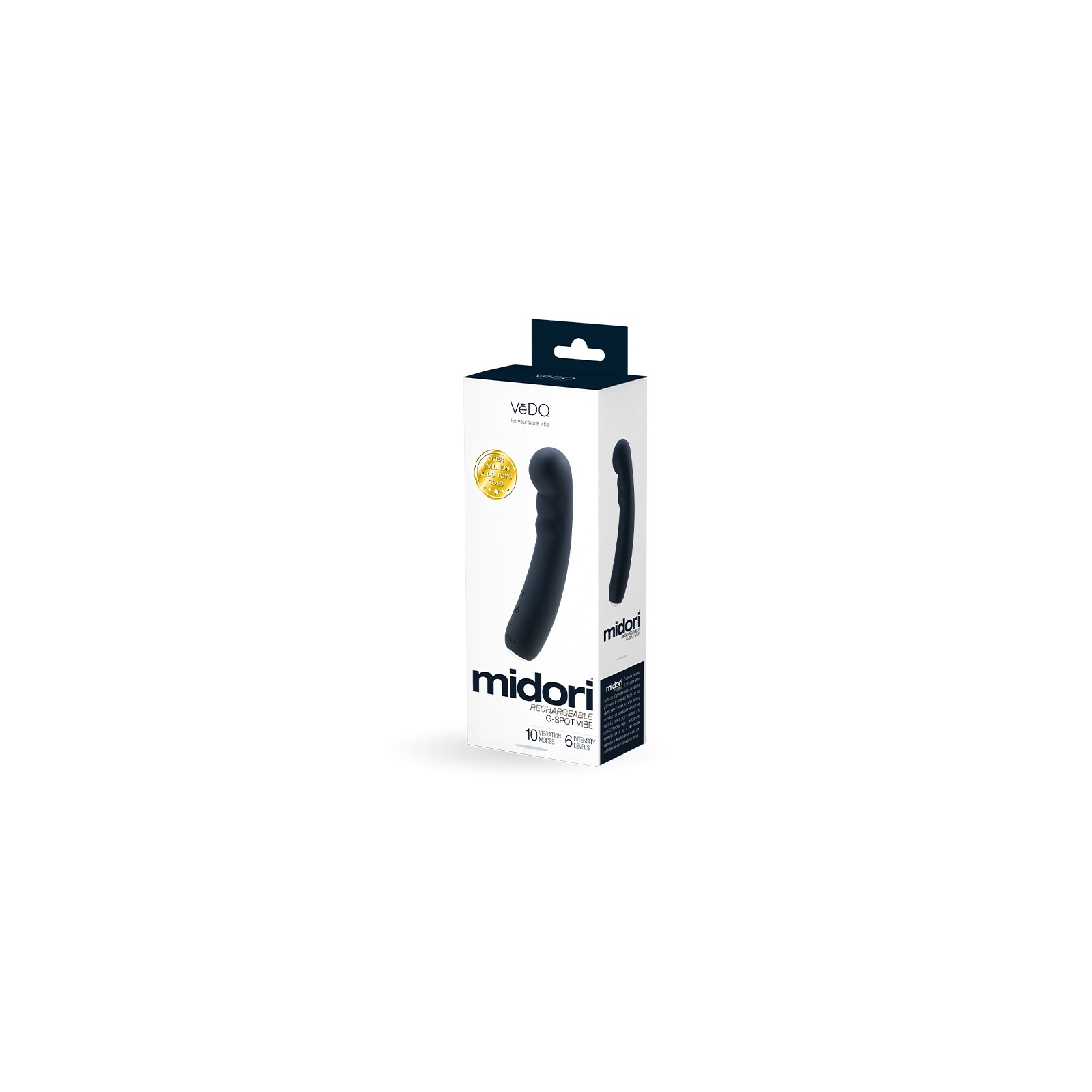 VeDO Midori Vibrador G-Spot Recargable Negro