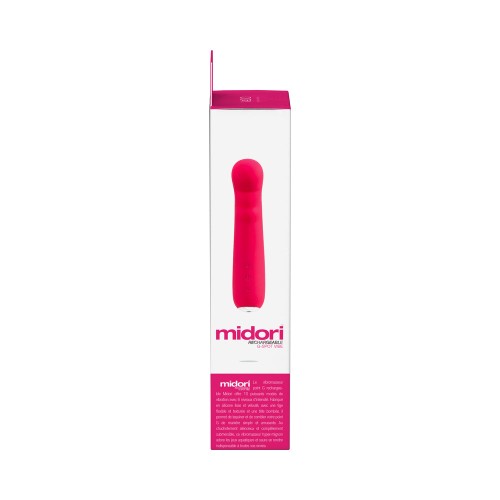 Vibrador G-Spot Recargable VeDO Midori para Estimulación Intensa