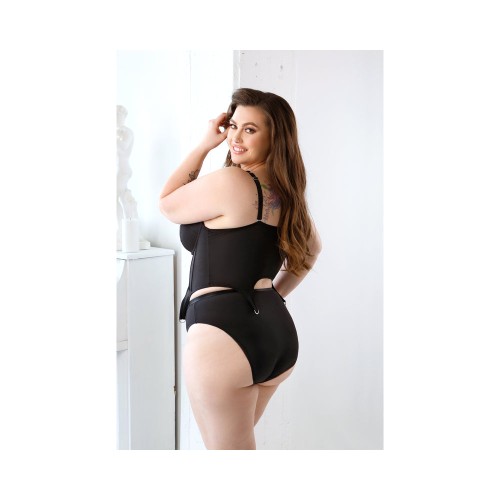 Curve Sloan Cropped Bustier & High-Waisted Panty