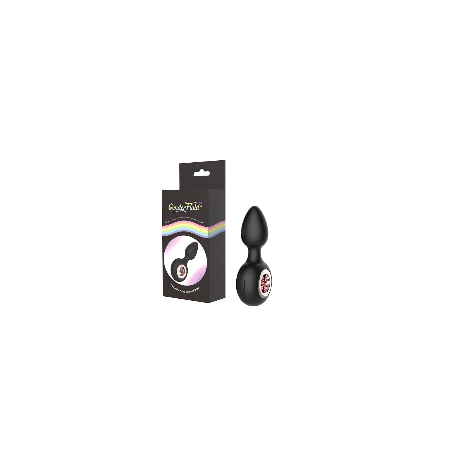 Gender Fluid Tremor Rechargeable Vibrating Plug