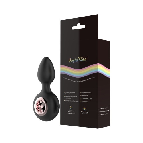 Gender Fluid Tremor Rechargeable Vibrating Plug