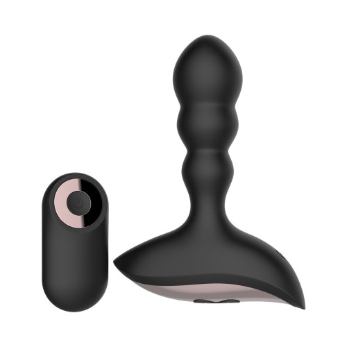 Gender Fluid Shake Vibrador Anal Recargable con Control Remoto Negro