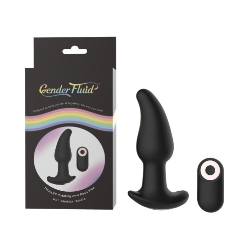 Gender Fluid Twirler Anal Vibe Remote Controlled