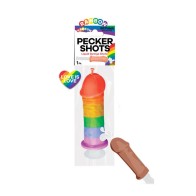 Rainbow Pecker Shot Syringe