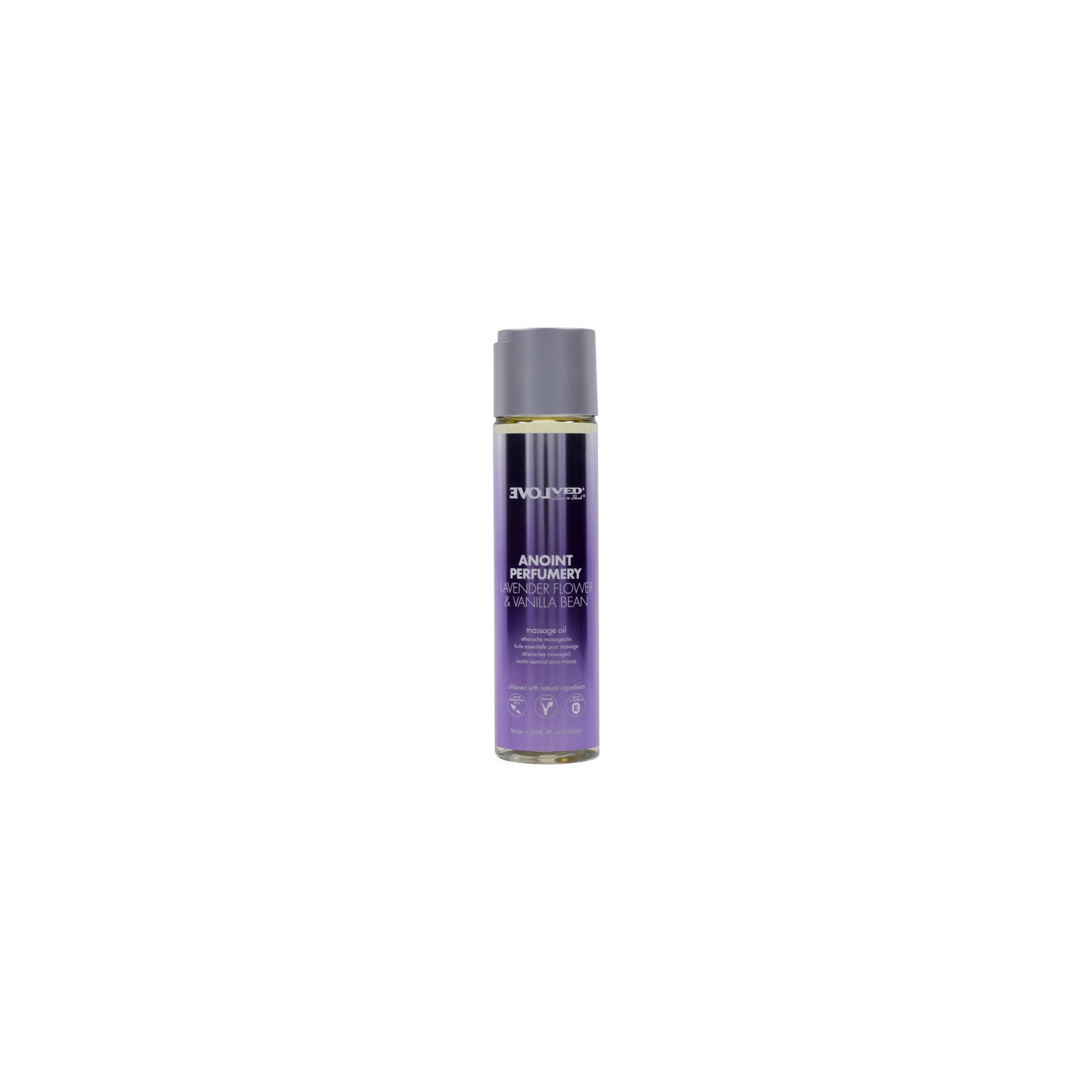 Aceite de Masaje Evolved Anoint Lavanda Vainilla 4 oz