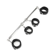 Lux Fetish Spreader Bar Set with Cuffs