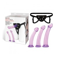 Lux Fetish Size Up Dildo Harness Set