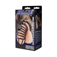 Blue Line Deluxe Chastity Cock Cage