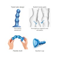 Strap-On-Me Hybrid Silicone Dildo Plug Balls L