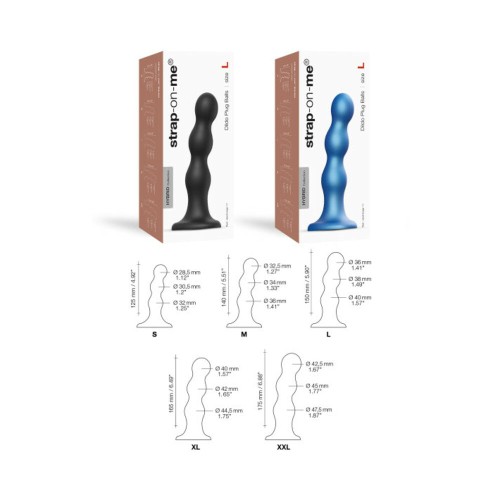 Strap-On-Me Hybrid Silicone Dildo Plug Balls XL