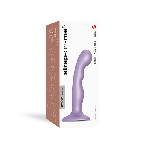 Strap-On-Me Dildo Plug Híbrido de Silicona P&G Lila Metalizado S